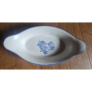 Vintage 22 oz. Pfaltzgraff Yorktowne Blue Flower Au Gratin 11" Casserole #270